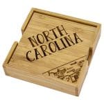 Custom North Carolina Puzzle Coaster Set - 2