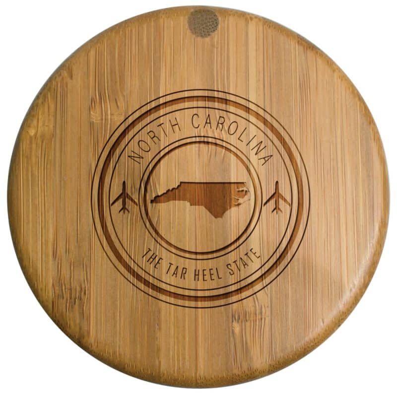 Custom North Carolina State Stamp Salt Box - 1