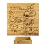 Custom Ohio Puzzle Coaster Set