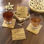 Custom Ohio Puzzle Coaster Set - 2