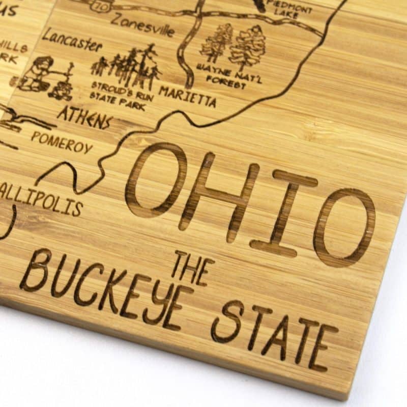 Custom Ohio Puzzle Coaster Set - 3