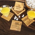 Custom Oklahoma Puzzle Coaster Set - 1