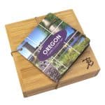 Custom Oregon Puzzle Coaster Set - 3