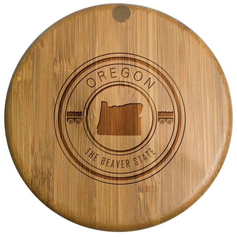Custom Oregon State Stamp Salt Box - 1