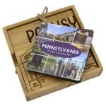 Custom Pennsylvania Puzzle Coaster Set - 2