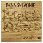 Custom Pennsylvania Puzzle Coaster Set - 3