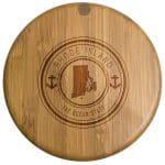 Custom Rhode Island State Stamp Salt Box - 1