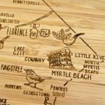 Custom South Carolina Puzzle Coaster Set - 5