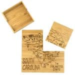 Custom South Carolina Puzzle Coaster Set - 6