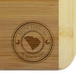 Custom South Carolina State Stamp 2-Tone 11" Cutting Board - 1
