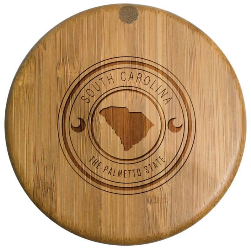 Custom South Carolina State Stamp Salt Box - 1