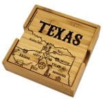 Custom Texas Puzzle Coaster Set - 2