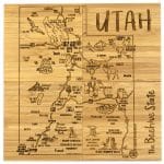 Custom Utah Puzzle Coaster Set - 2