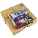 Custom Utah Puzzle Coaster Set - 3