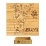 Custom Vermont Puzzle Coaster Set