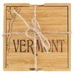 Custom Vermont Puzzle Coaster Set - 4