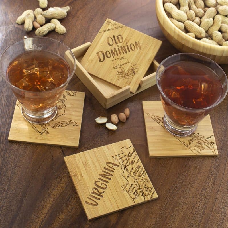 Custom Virginia Puzzle Coaster Set - 1