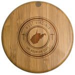 Custom West Virginia State Stamp Salt Box - 1
