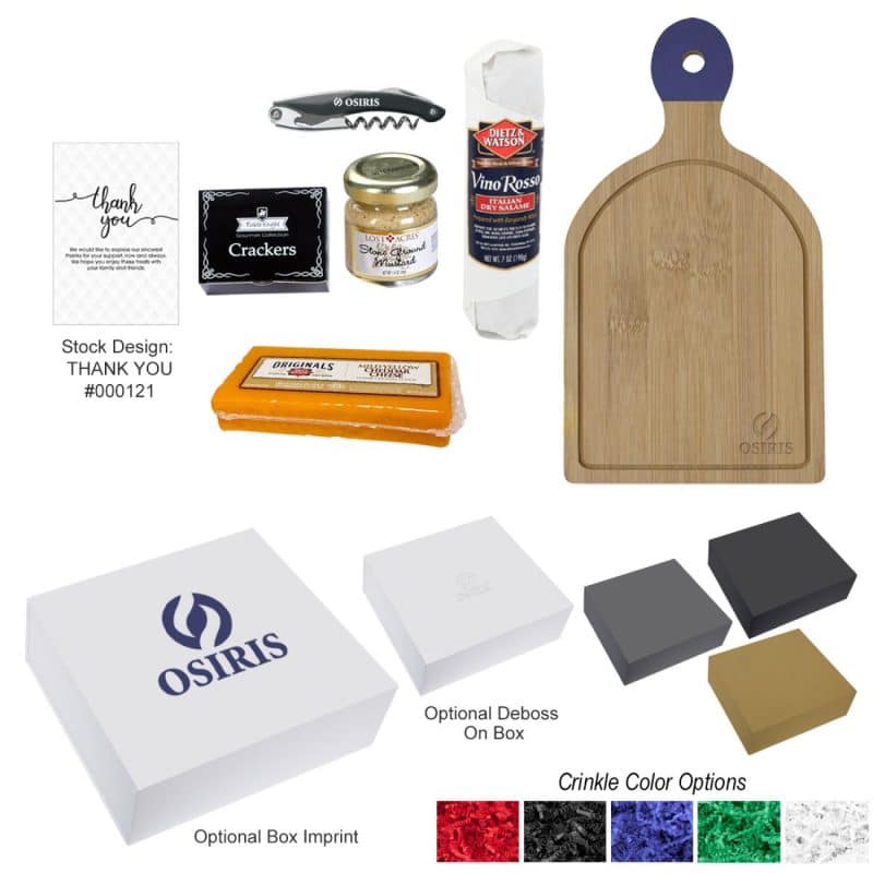 Custom Wine And Cheese Gift Set