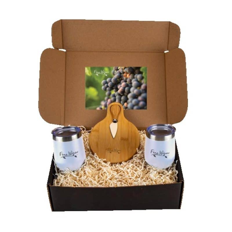 Custom Wine and Cheese Gift Set