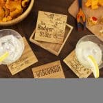 Custom Wisconsin Puzzle Coaster Set - 1