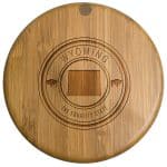 Custom Wyoming State Stamp Salt Box - 1