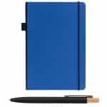 Custom Recycled Kraft Paper Cover Journal & Pen Set - A5 5.9" x 8.3" - Full-Color Inkjet - 5