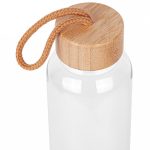 Custom 18 Oz. Vidro Glass & Bamboo Bottle - 2