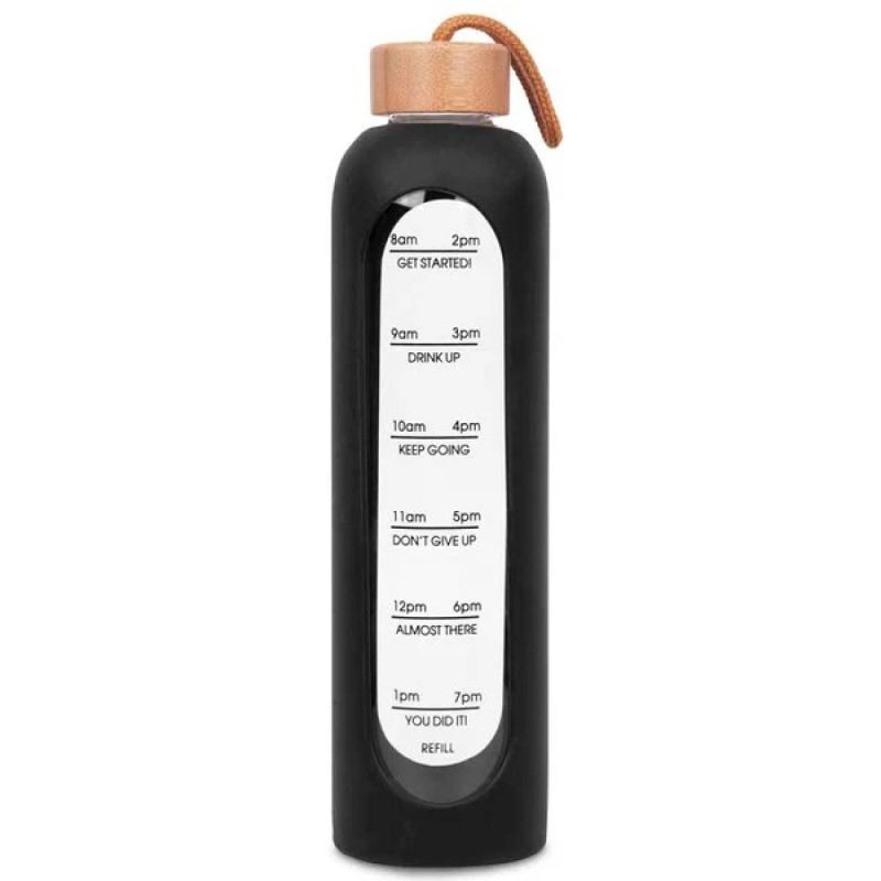 Custom 36 Oz. Arlo Glass Water Bottle - 3