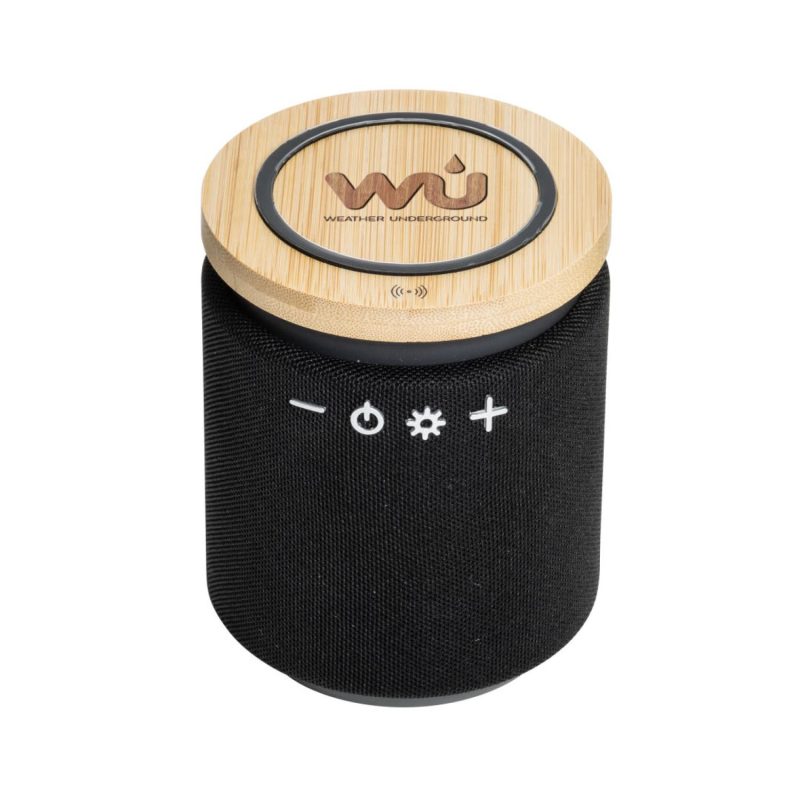 Custom Amitola Color Changing LED Speaker w/Wireless Charger - 5
