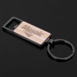Custom Bamboo Key Chain Bottle Opener - 4