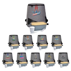 Custom Bamboo Lunch Box Backpack Set