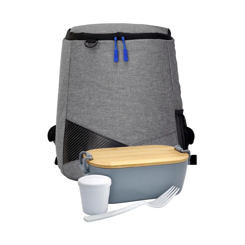 Custom Bamboo Lunch Box Backpack Set - 5