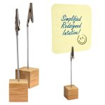 Custom Bamboo Note Clip - 1