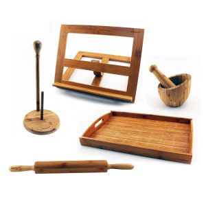 Custom BergHoff Bamboo 6Pc Kitchen Prep Set