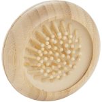 Custom FSC® 100% Bamboo Compact Mirror/Brush - 6