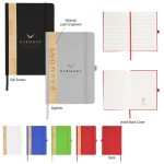 Custom Recycled Pu And Bamboo Accent Journal