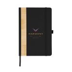 Custom Recycled Pu And Bamboo Accent Journal - 2
