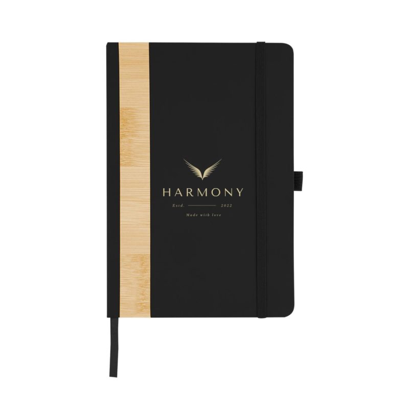 Custom Recycled Pu And Bamboo Accent Journal - 3