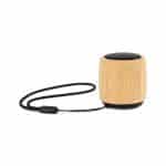Custom Reed Mini Circle Wireless Speaker - Bamboo - 1