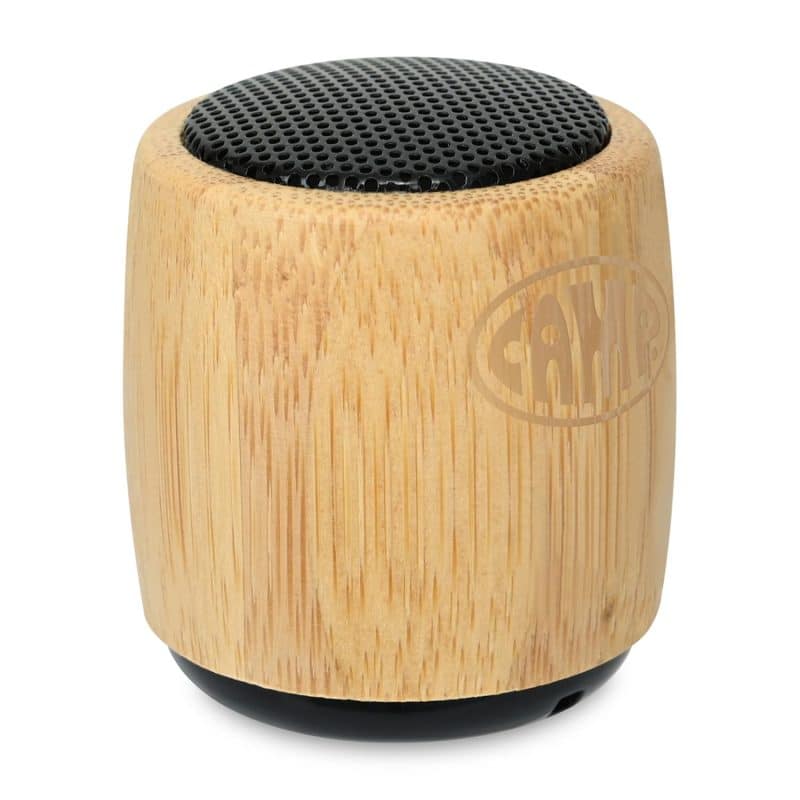 Custom Reed Mini Circle Wireless Speaker - Bamboo - 2