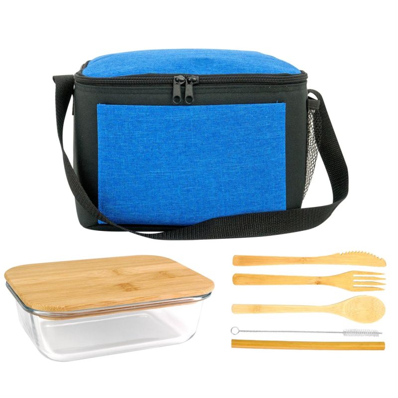 Custom Ridge Bamboo Lunch Cooler - 3
