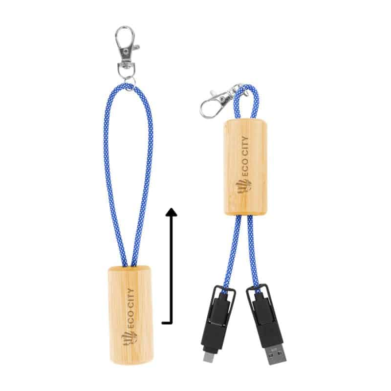 Custom Bamboo Slider Multi-chargin Cables - 5