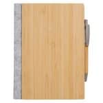 Custom Grove Refillable Bamboo Notebook & Pen - 5