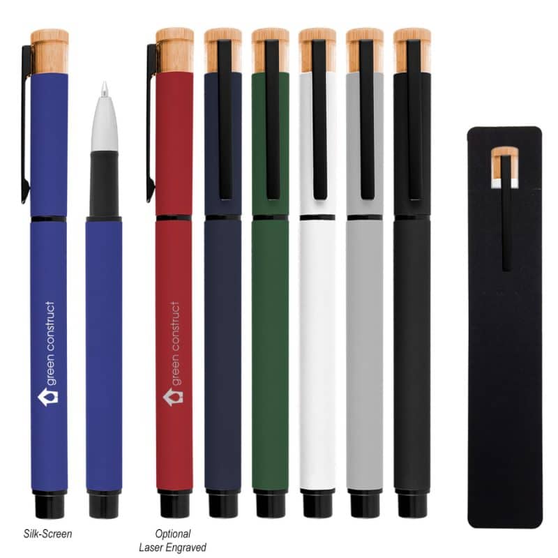 Custom Ronan Recycled Aluminum Gel Pen