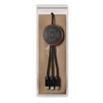 Custom SCX Innovative Design™ 5-in-1 Bamboo 5W Wireless Charging Cable - 1