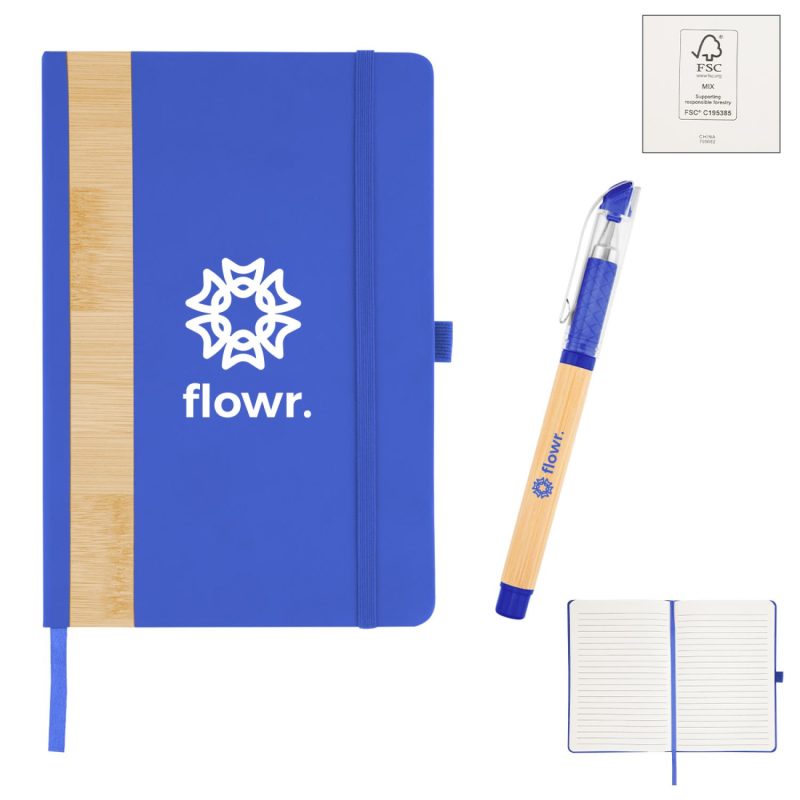 Custom Verse Bamboo Journal With Pen