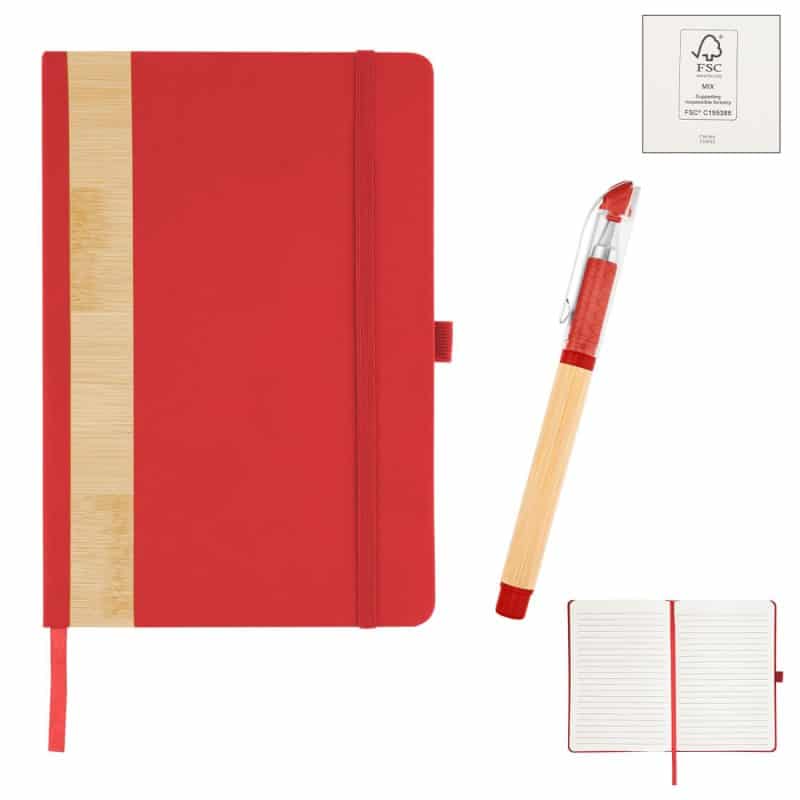 Custom Verse Bamboo Journal With Pen - 9
