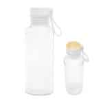 Custom 20 Oz. Case Rpet Bottle With Bamboo Accent Lid And Silicone Easy Carry Handle - 1
