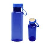 Custom 20 Oz. Case Rpet Bottle With Bamboo Accent Lid And Silicone Easy Carry Handle - 6